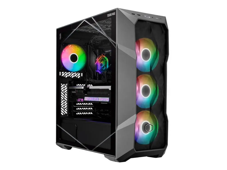 imagem de Gabinete Gamer Cooler Master Td500 Max Preto Argb C/Water Cooler e Fonte 850w Gold - Td500v2-Mgnn85-Sl0