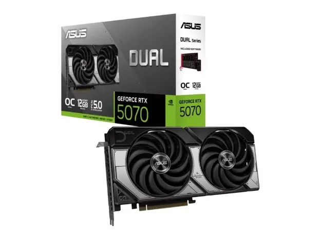 imagem de Placa de Video Asus Dual Geforce Rtx 5070 Oc 12gb Gddr7 192 Bits - Dual-Rtx5070-O12g