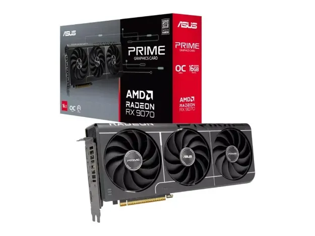 imagem de Placa de Video Asus Prime Radeon Rtx 9070 Evo Oc 16gb Gddr6 256 Bits - Prime-Rx9070-O16g-Evo