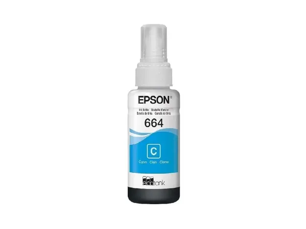imagem de Garrafa de Tinta Epson 664 Ciano 70ml - T664220-Al