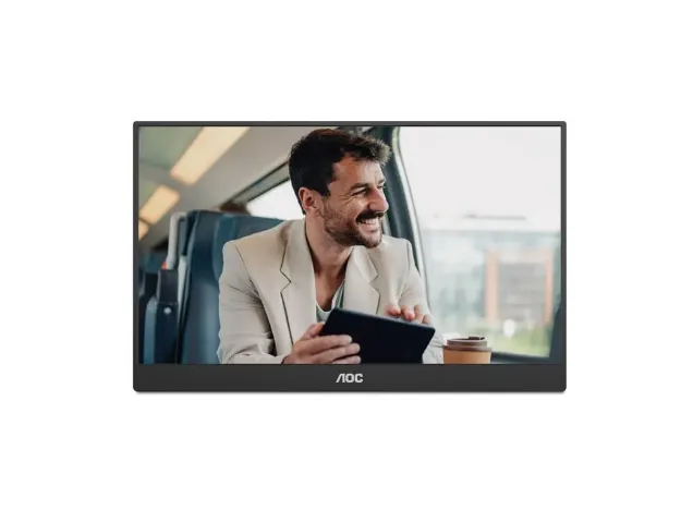 imagem de Monitor Aoc Portatil 15,6" Led Ips Fhd 60hz 4ms mini hdmi Usb-C alto-Falante - 16t20e2