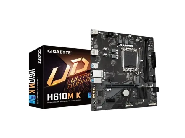 imagem de Placa Mae Gigabyte Intel (Lga1700) Ddr4 Micro Atx - H610m K Ddr4 2.0
