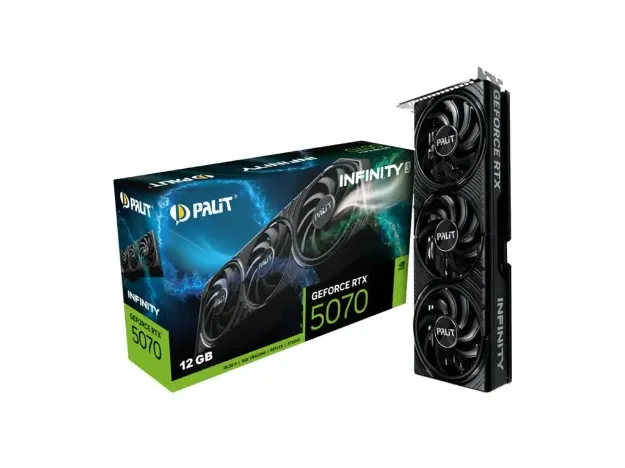 imagem de Placa de Video Palit Geforce Rtx 5070 Infinity 3 12gb Gddr7 192 Bits - Ne75070019k9-Gb2050s