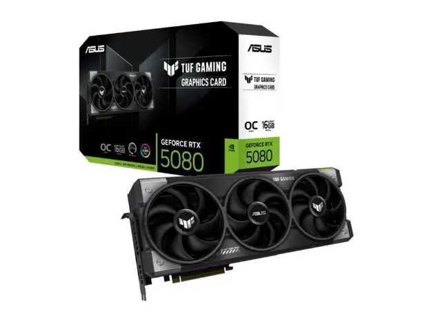 imagem de Placa de Video Asus Tuf Gaming Geforce Rtx 5080 Oc 16gb Gddr7 256 Bits - Tuf-Rtx5080-O16g-Gaming