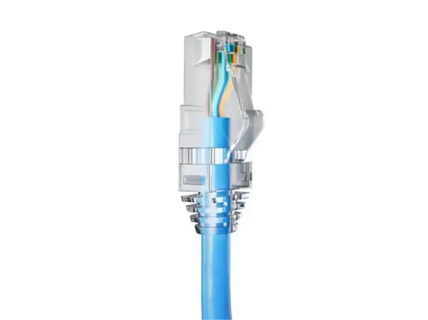 imagem de Patch Cord Sohoplus U/Utp Cat5e Cmx T568a/B 0.5m Azul Claro - 35104005