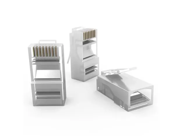 imagem de Conector Sohoplus Rj45 Macho Cat5e (Pct 10 Plugs) - 35050291