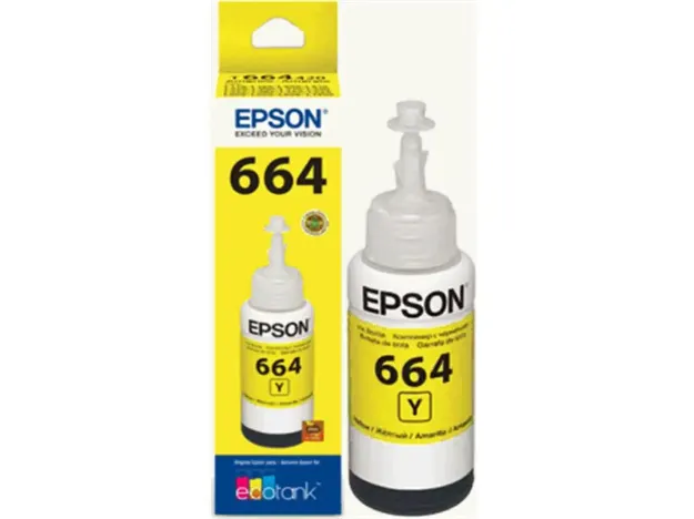 imagem de Garrafa de Tinta Epson Amarelo 70 Ml - T664420-Al