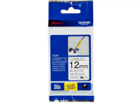 imagem de Fita Tze Flexivel - 12mm - Preto/Branco Brother - Tzefx231