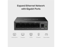 imagem de Switch de Mesa Mercusys de 5 Portas Gigabit Ms105gs - Mcs0057