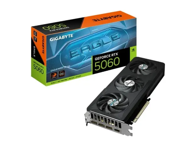 imagem de Placa de Video Gigabyte Geforce Rtx 5060 Eagle Max Oc 8gb Gddr7 128 Bits - Gv-N5060eaglemax Oc-8gd G10