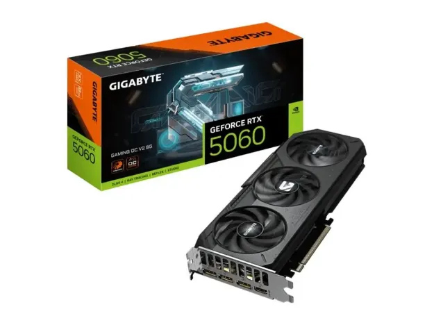 imagem de Placa de Video Gigabyte Geforce Rtx 5060 Gaming Oc V2 8gb Gddr7 128 Bits - Gv-N5060gaming Ocv2-8gd G10