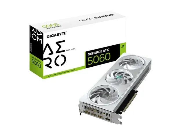 imagem de Placa de Video Gigabyte Geforce Rtx 5060 Aero Oc 8gb Gddr7 128 Bits - Gv-N5060aero-Oc-8gd-G10