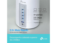 imagem de Roteador Tp-Link Mesh Wi-Fi 7 2.5g Tri-Band Be11000 Deco Be65- Tpn0466