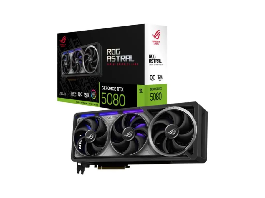 imagem de Placa de Video Asus Rog Astral Geforce Rtx 5080 Gaming Oc 16gb Gddr7 256 Bits - Rog-Astral-Rtx5080-O16g-Gaming