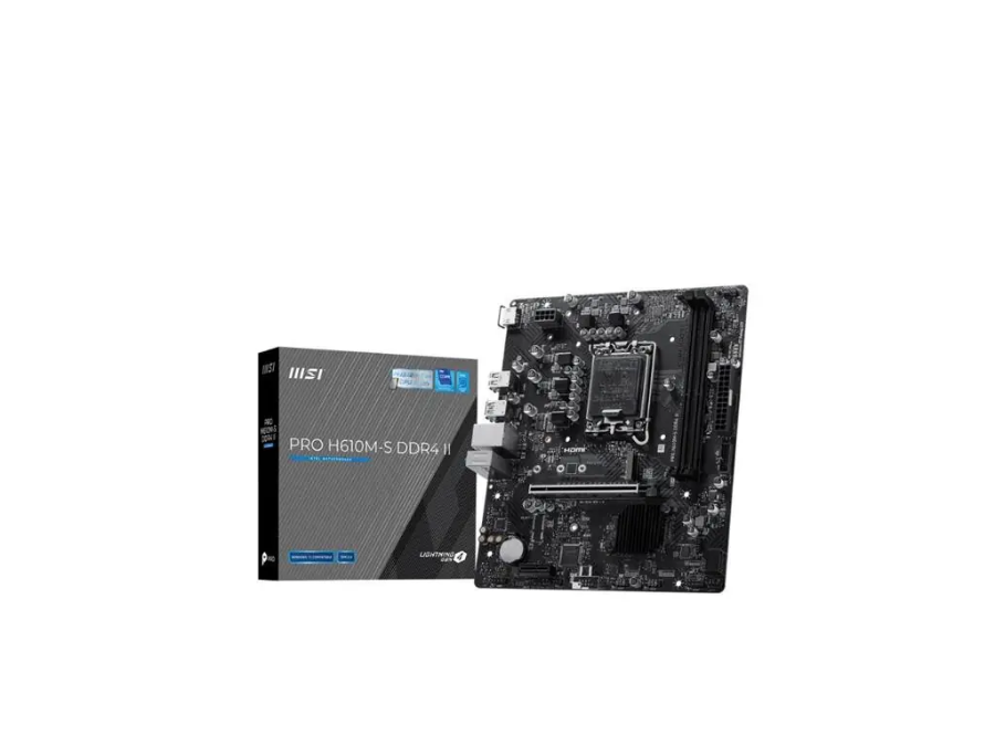 imagem de Placa Mae Msi Intel (Lga1700) Ddr4 Micro Atx - Pro H610m-S Ddr4 Ii